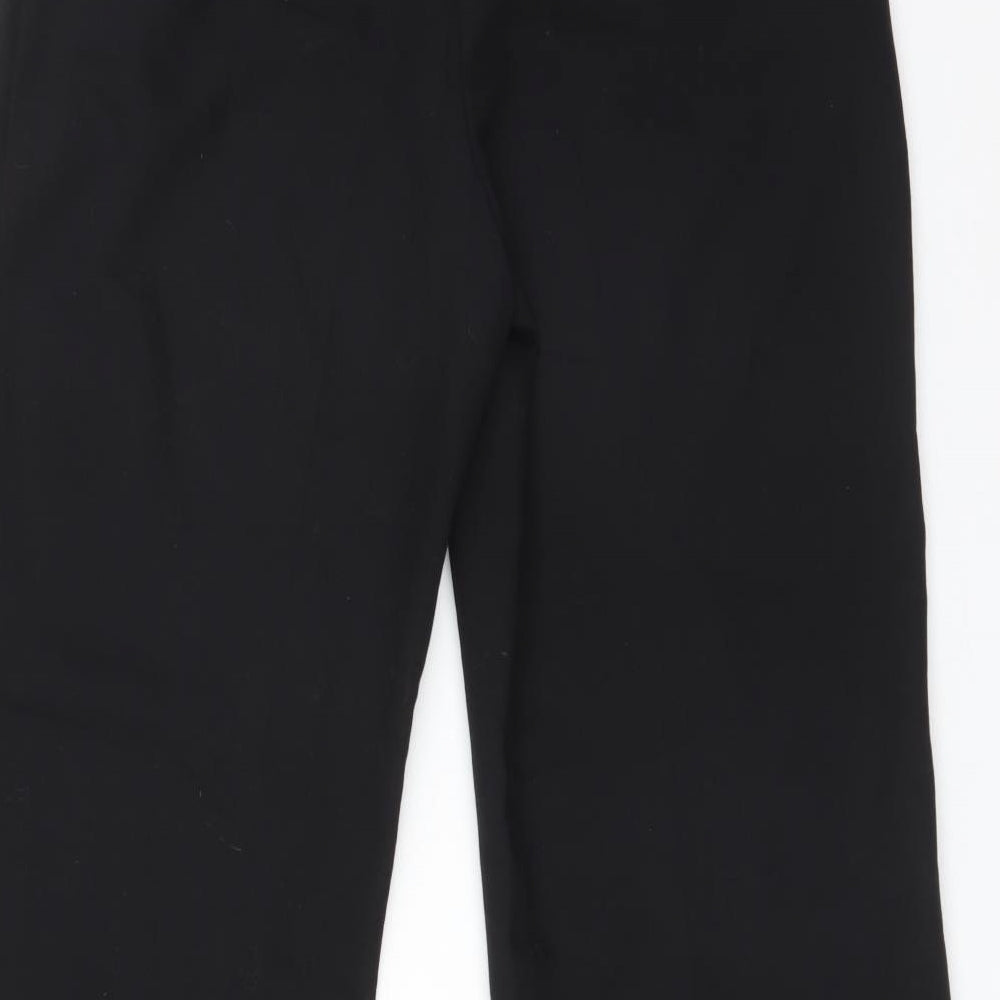 NEXT Womens Black  Polyester Trousers  Size 8 L29 in Regular
