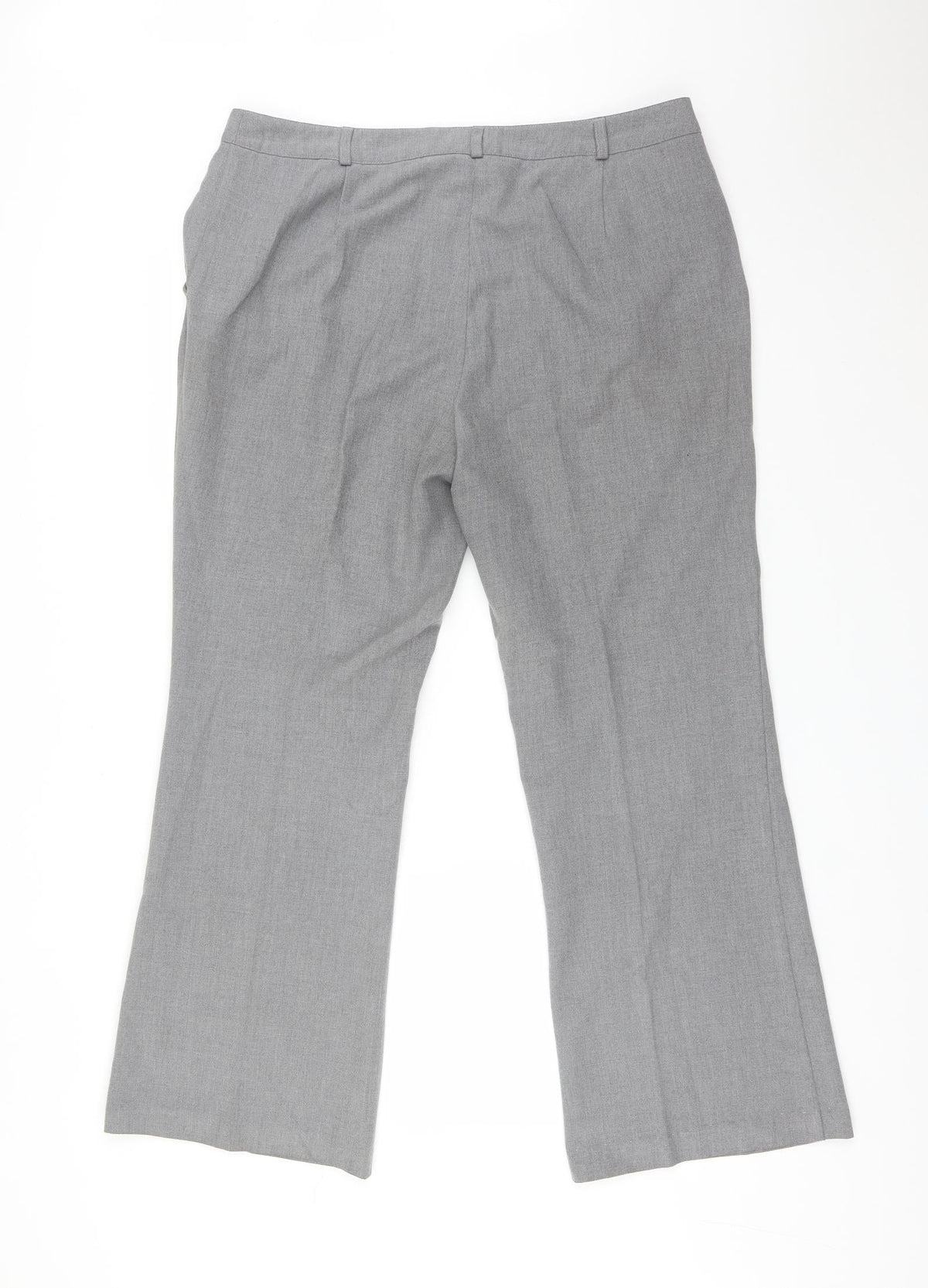 Tyler Womens Grey  Polyester Trousers  Size 18 L29 in Regular