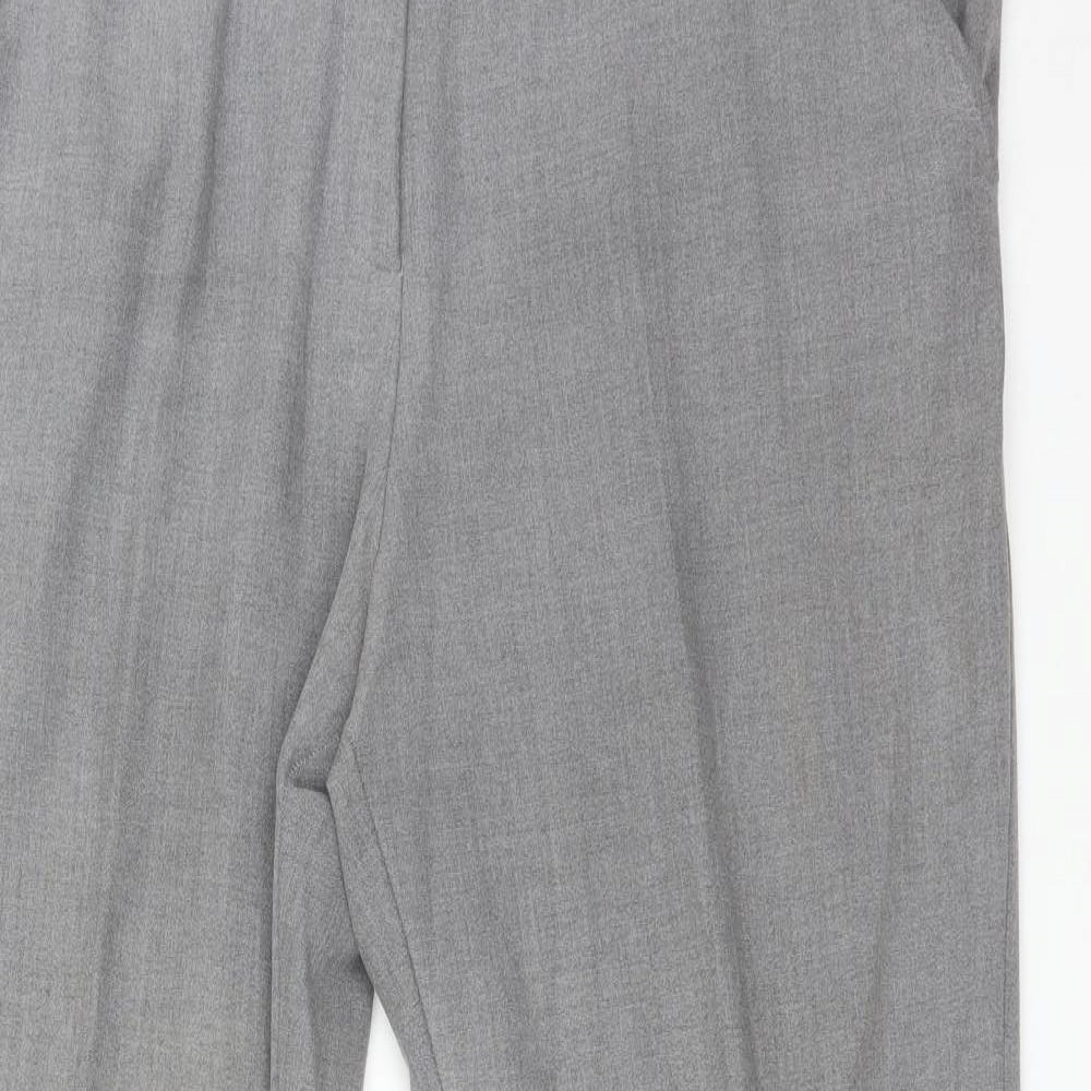 Tyler Womens Grey  Polyester Trousers  Size 18 L29 in Regular