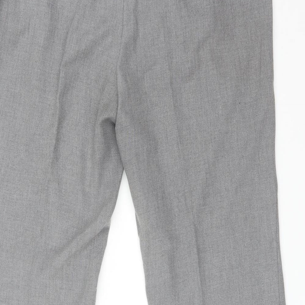 Tyler Womens Grey  Polyester Trousers  Size 18 L29 in Regular