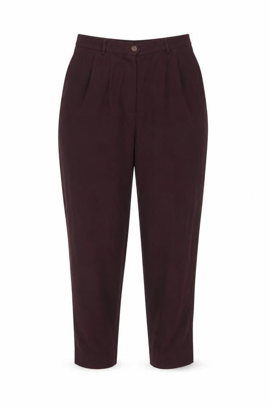 Country Casuals Womens Purple  Polyester Trousers  Size 14 L29 in Regular