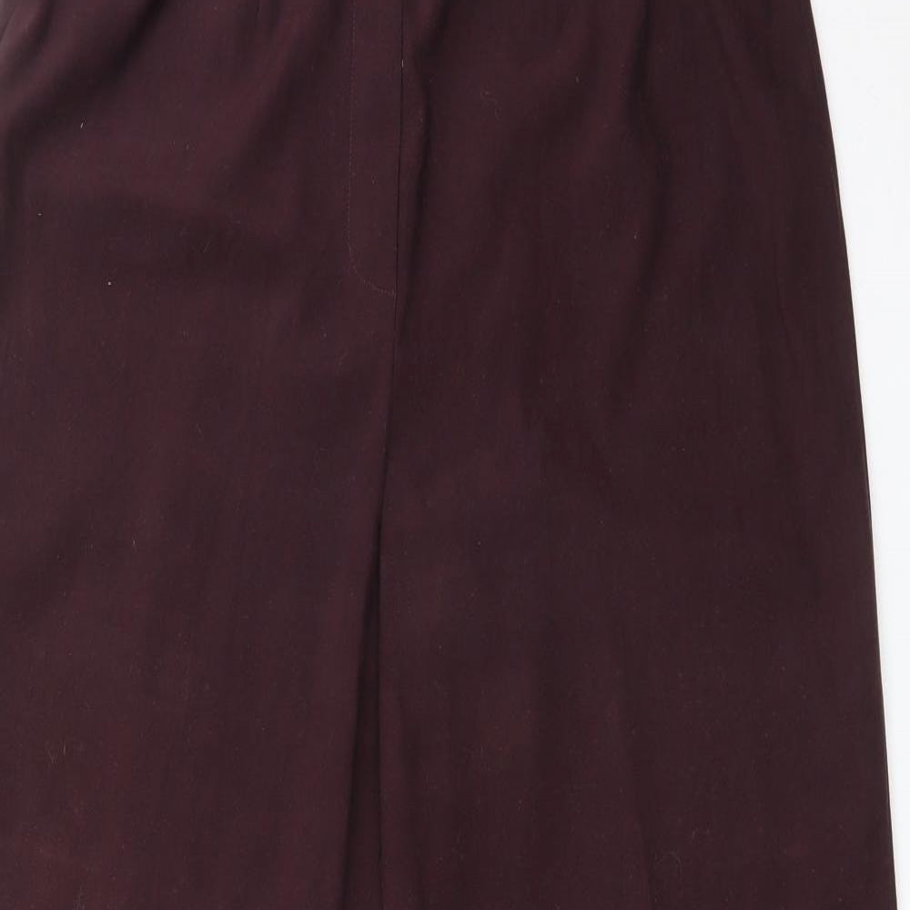 Country Casuals Womens Purple  Polyester Trousers  Size 14 L29 in Regular