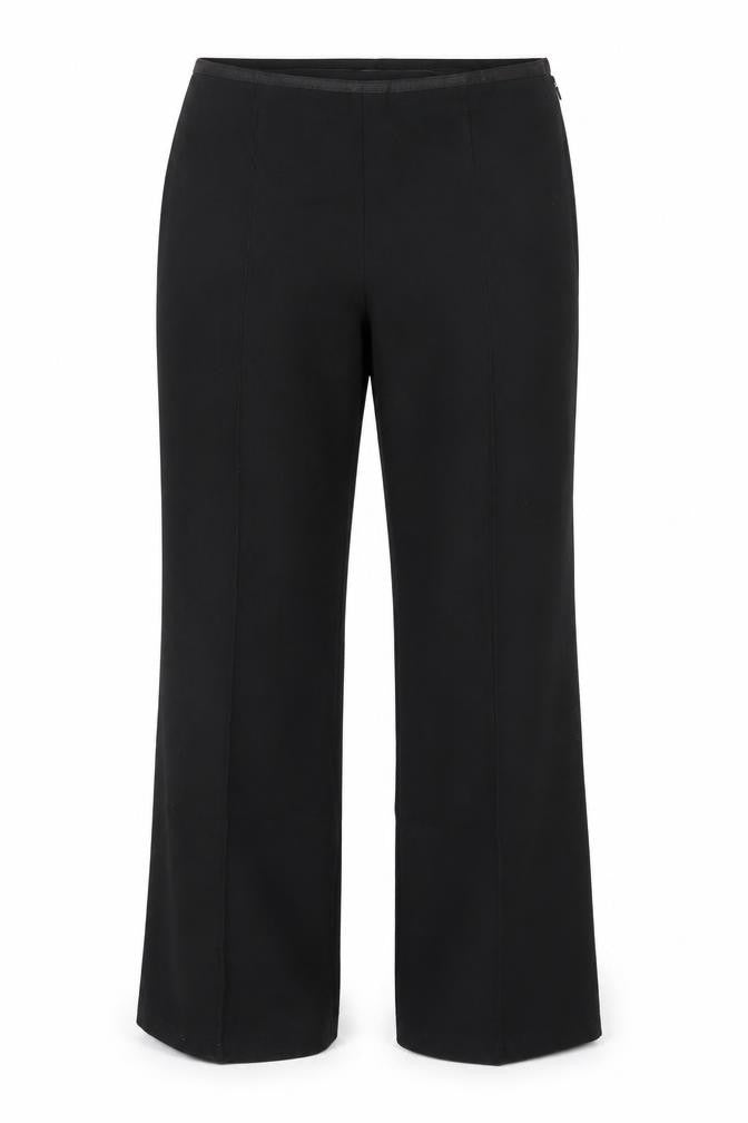Marks & Spencer Womens Black  Polyester Trousers  Size 14 L28 in Regular