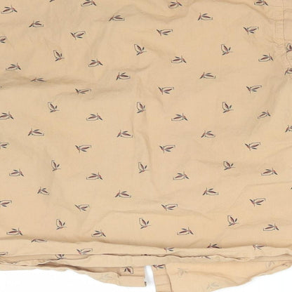 TITANIC Boys Beige Floral  Basic Button-Up Size 4 Years Collared
