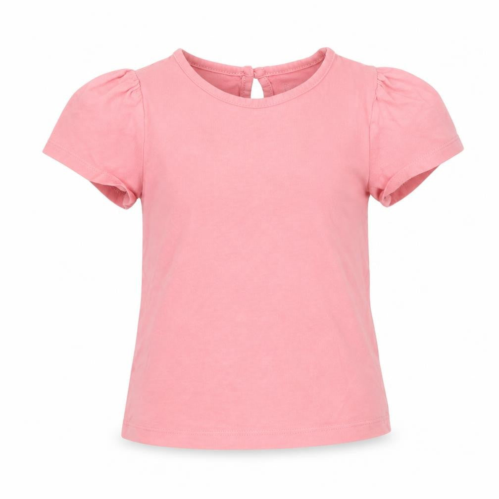 F&F Girls Pink  Cotton Basic T-Shirt Size 4-5 Years Round Neck
