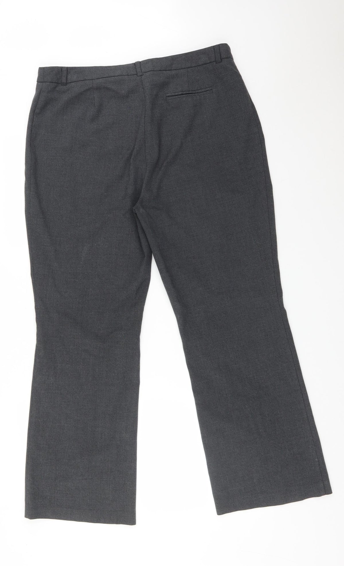 Soon Womens Grey  Polyester Trousers  Size 16 L29 in Regular