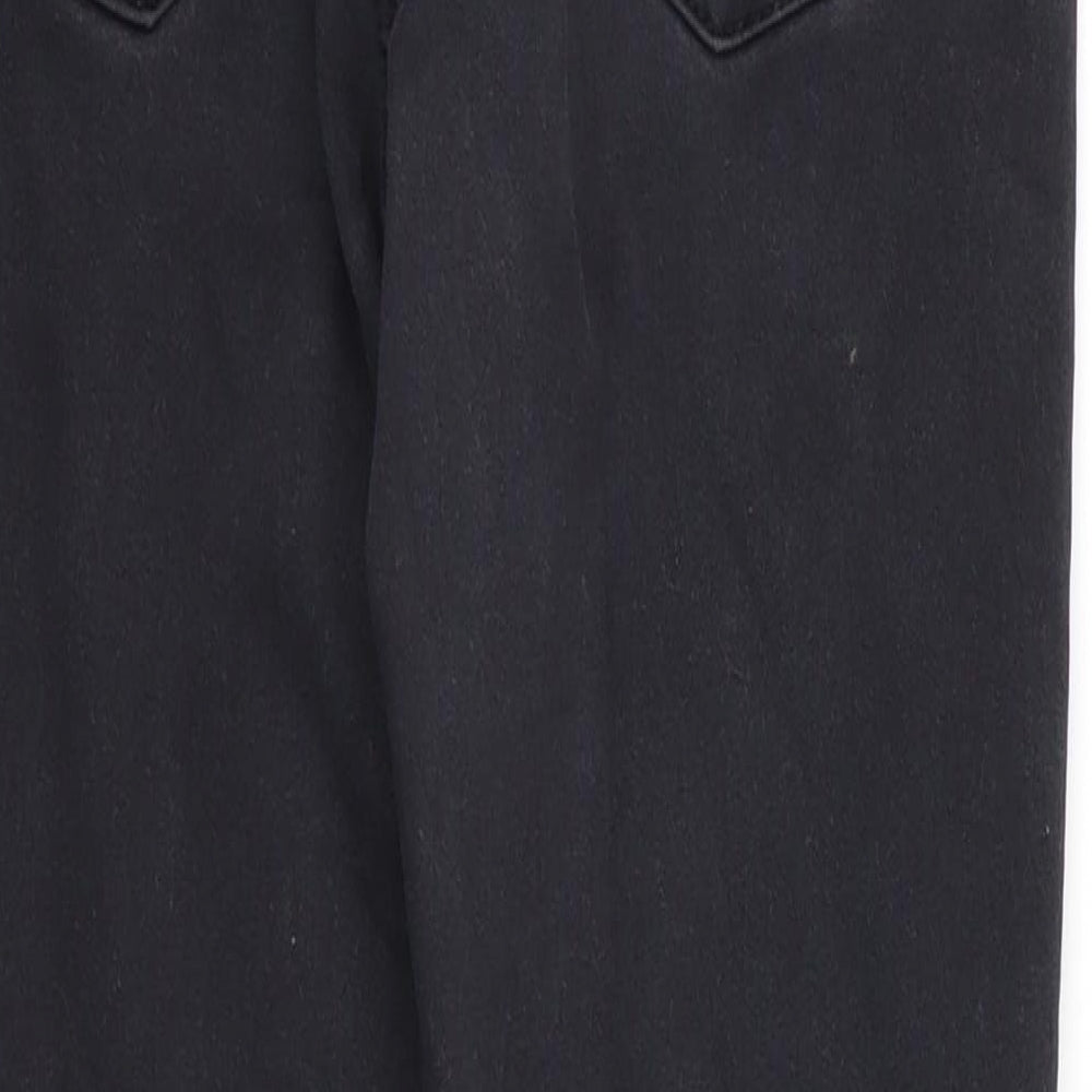 Denim Co Womens Black  Cotton Skinny Jeans Size 10 L26 in Regular
