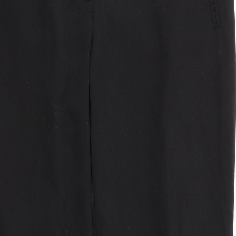 New Look Womens Black  Polyester Trousers  Size 8 L29 in Regular