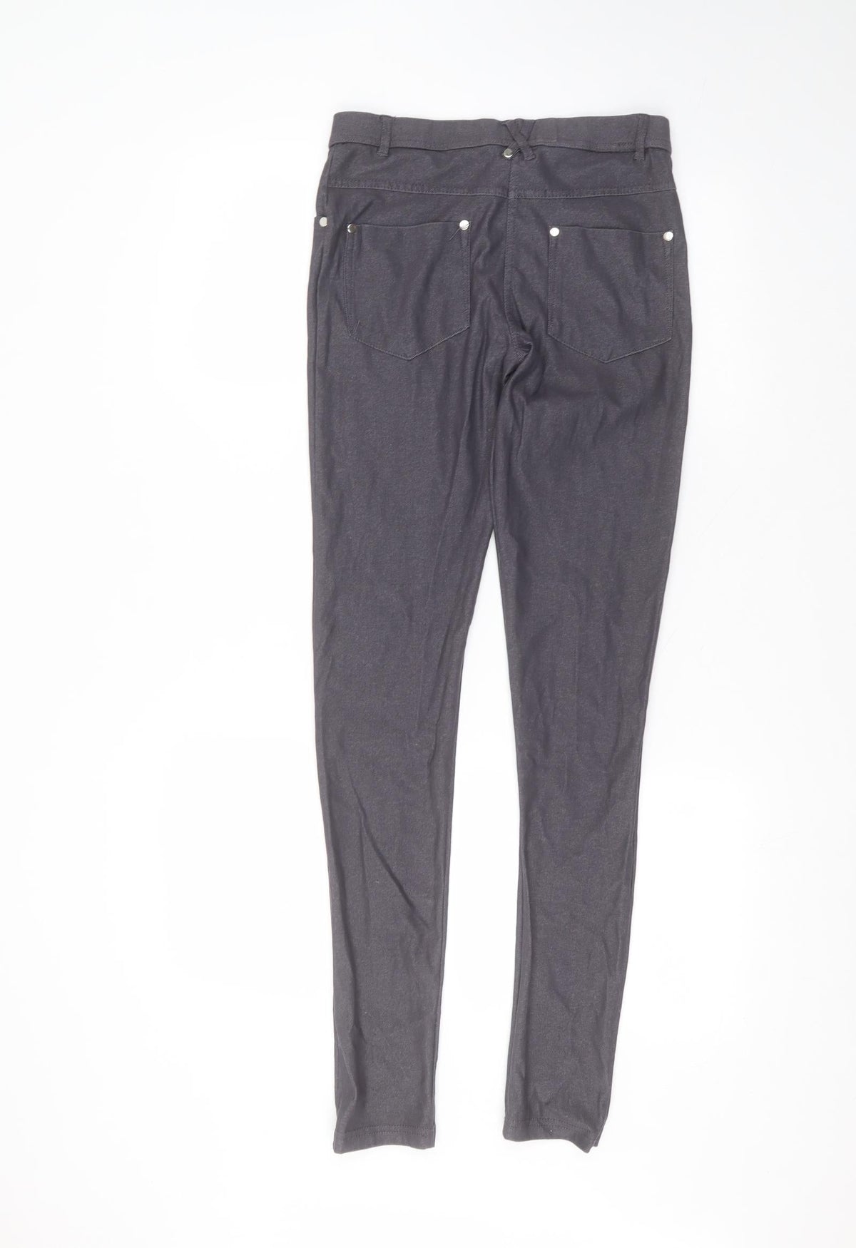 Select Womens Black  Cotton Trousers  Size 12 L28 in Regular