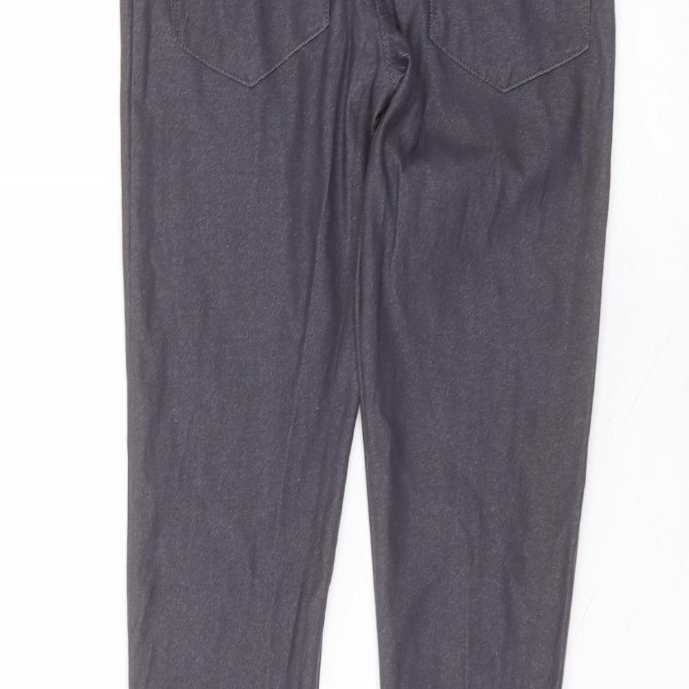 Select Womens Black  Cotton Trousers  Size 12 L28 in Regular