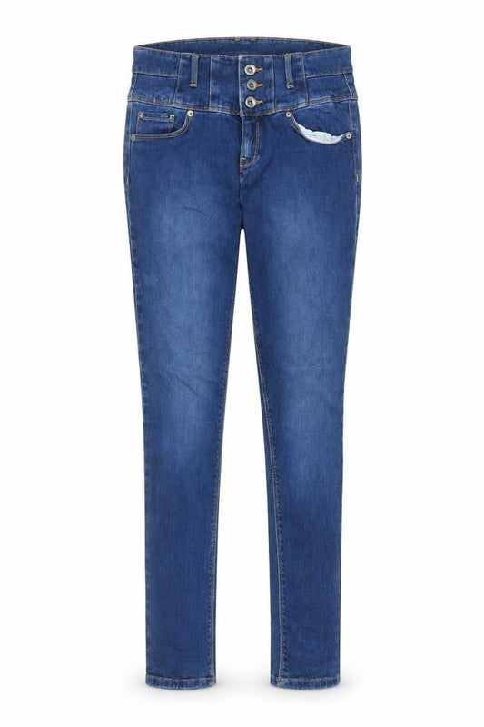 Womens Blue  Cotton Skinny Jeans Size 8 L30 in Regular