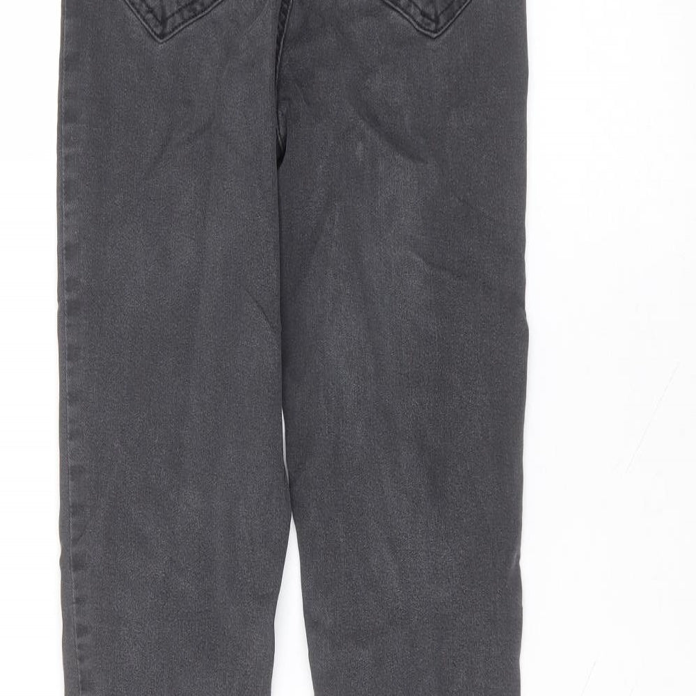 F&F Womens Black  Cotton Skinny Jeans Size 10 L26 in Regular