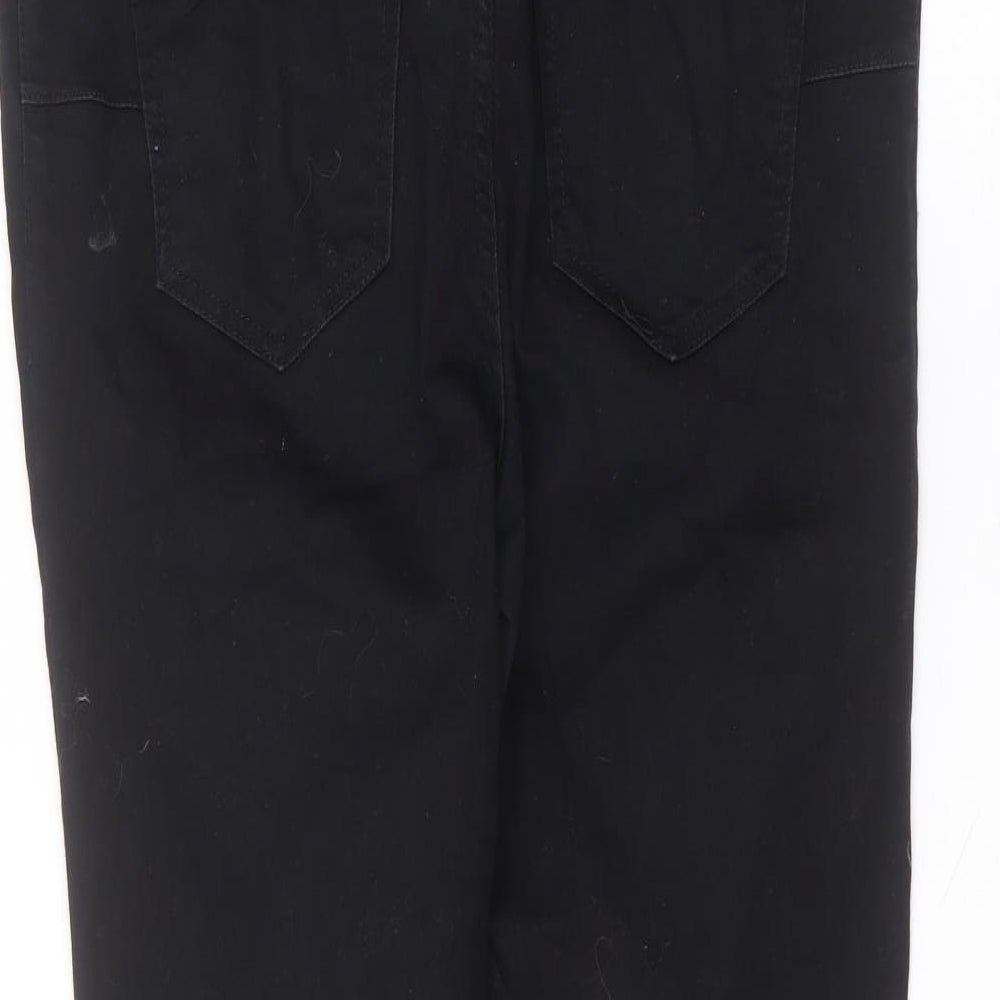 New Look Womens Black  Cotton Skinny Jeans Size 14 L28 in Regular