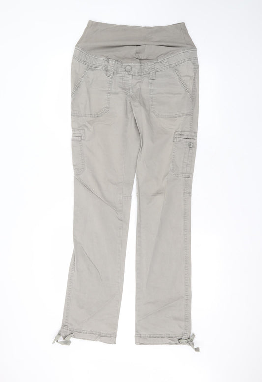 Preloved H&M Womens Brown  Cotton Skinny Jeans Size 8 L30 in Regular - Front