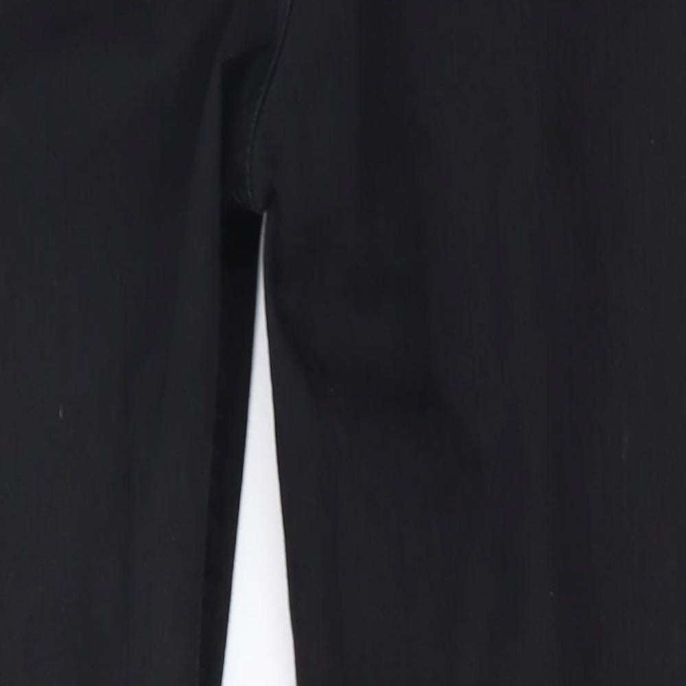 Hera Womens Black  Cotton Skinny Jeans Size S L28 in Regular Zip