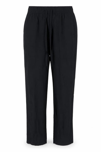 Zara Womens Black  Modal Trousers  Size S L25 in Regular Drawstring
