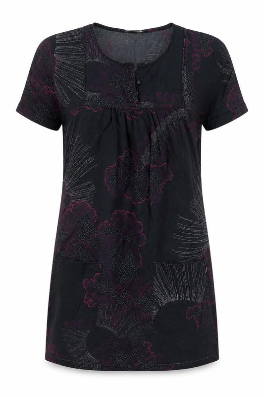 WeSC Womens Multicoloured  Cotton T-Shirt Dress  Size XS  Round Neck