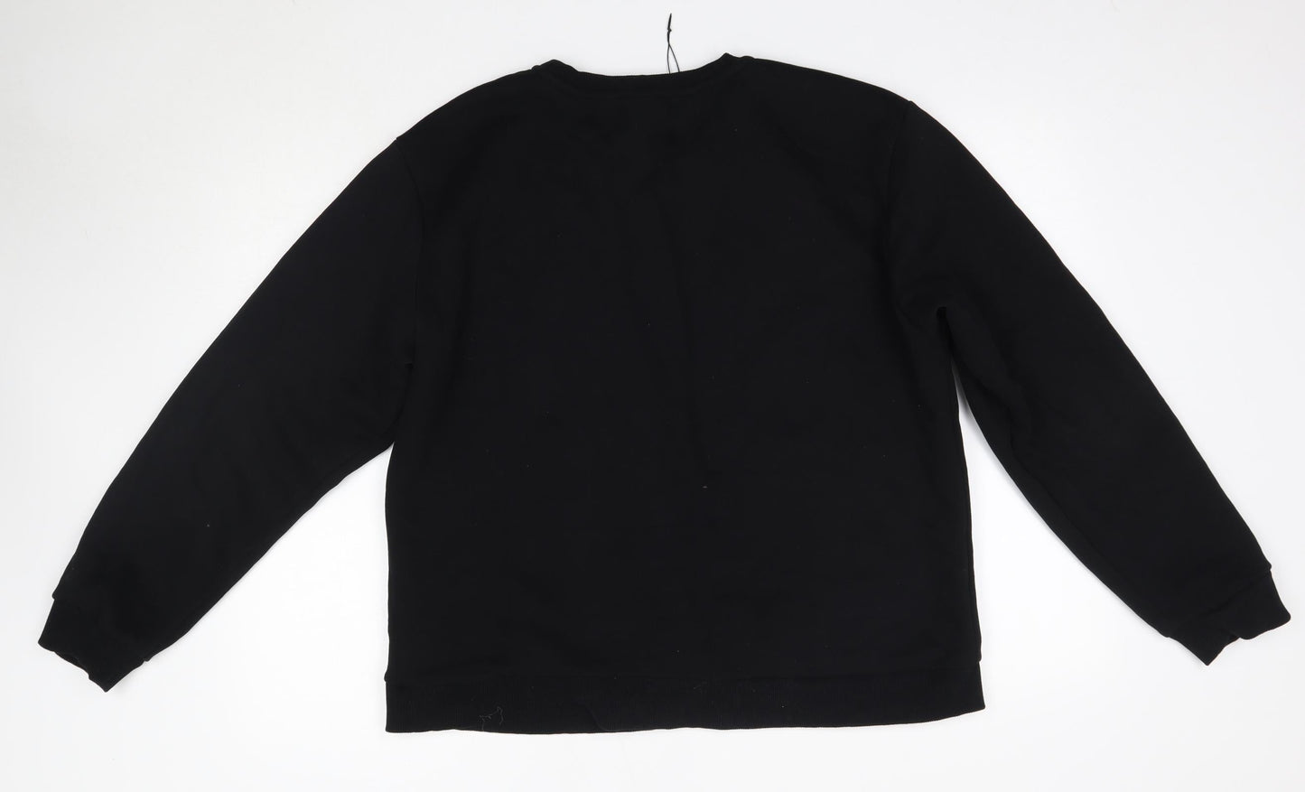 MP Mens Black Round Neck  Cotton Pullover Jumper Size 2XL