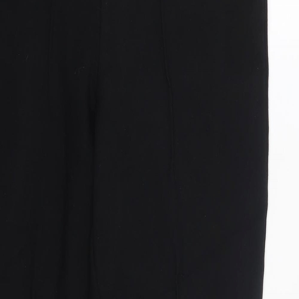 Matalan Womens Black  Viscose Dress Pants Trousers Size 14 L24 in Regular