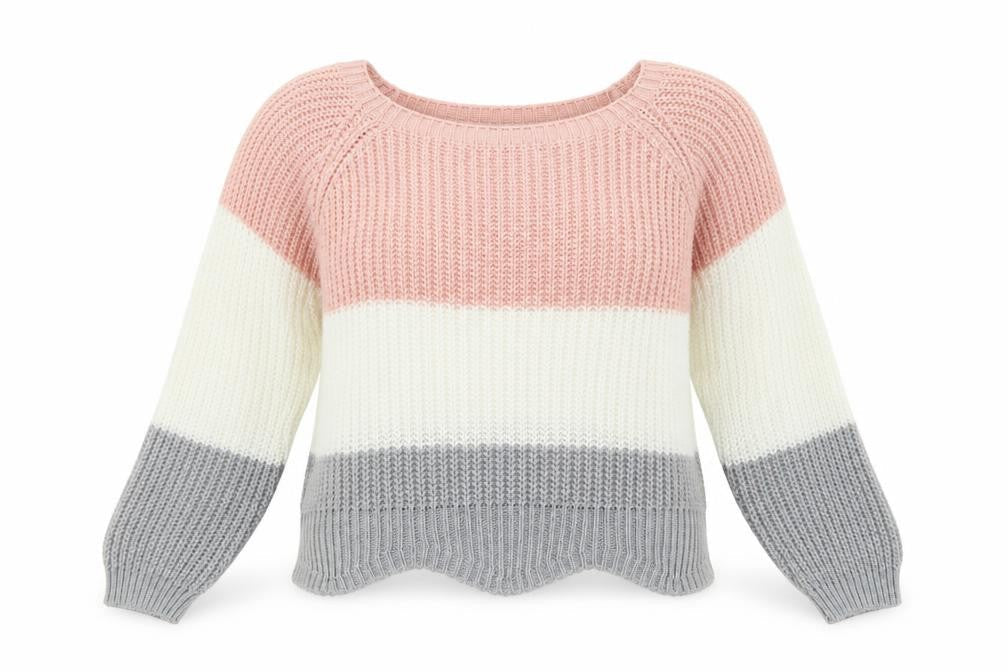Cameo Rose Womens Multicoloured Round Neck Acrylic Pullover Jumper Size M