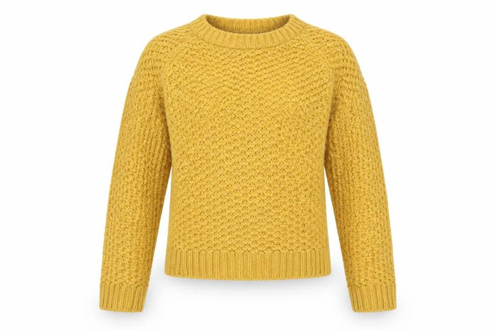 New Look Womens Yellow Round Neck  Nylon Pullover Jumper Size 6
