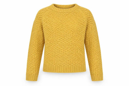 New Look Womens Yellow Round Neck  Nylon Pullover Jumper Size 6
