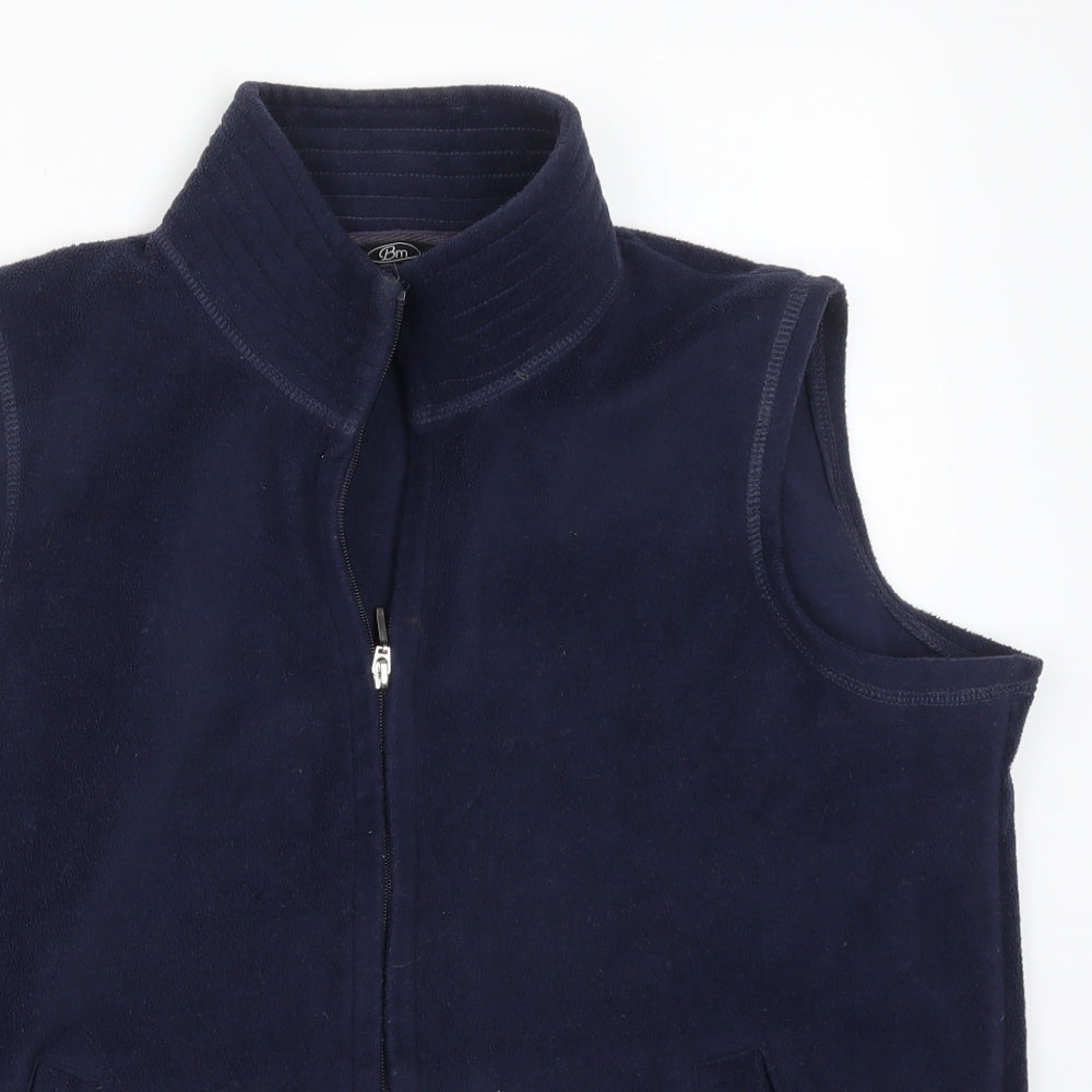 BM Womens Blue   Gilet Coat Size M