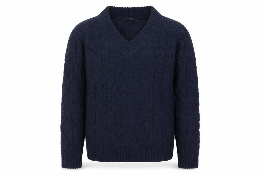 Primark Mens Blue Striped Polyester Pullover Sweatshirt Size S