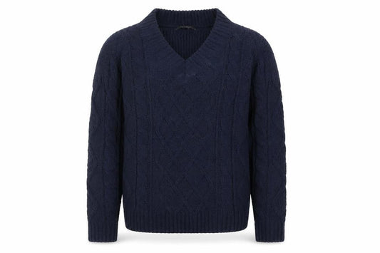 Primark Mens Blue Striped Polyester Pullover Sweatshirt Size S