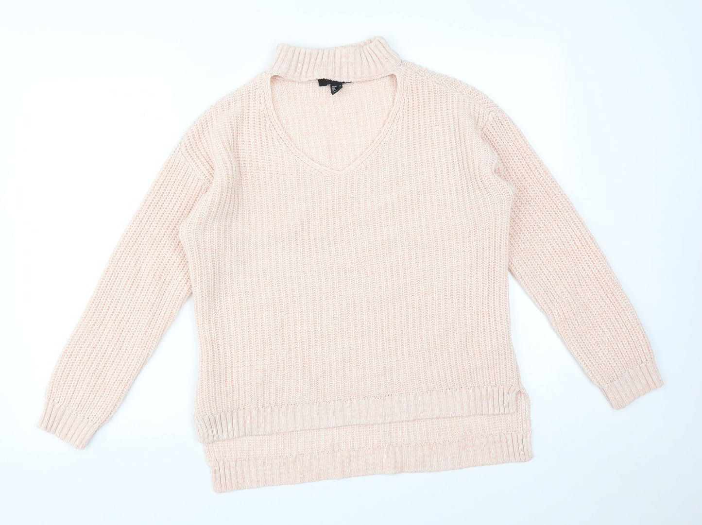 Atmosphere Womens Pink  Acrylic Pullover Sweatshirt Size 10