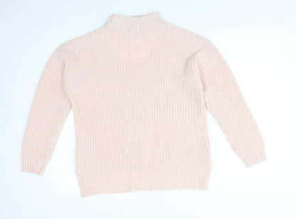 Atmosphere Womens Pink  Acrylic Pullover Sweatshirt Size 10