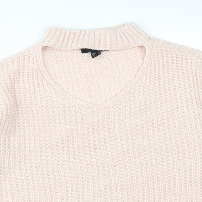 Atmosphere Womens Pink  Acrylic Pullover Sweatshirt Size 10