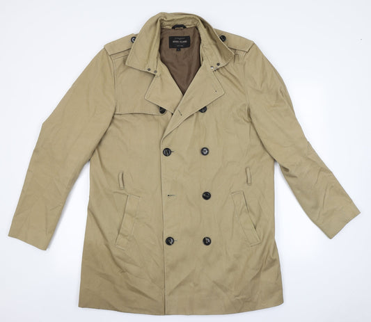 River Island Womens Brown   Overcoat Coat Size L