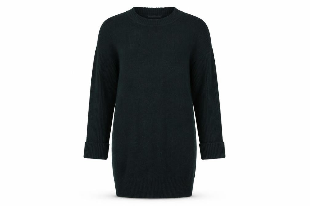 Coercion Womens Grey Round Neck  Polyester Pullover Jumper Size 12