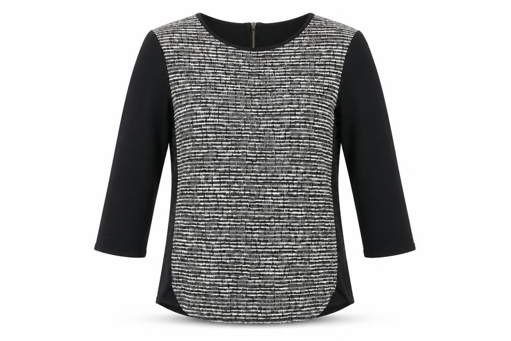 Marks & Spencer Womens Multicoloured  Viscose Basic T-Shirt Size 10 Round Neck