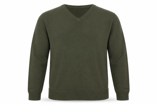 SIMON CLARK Mens Green  Acrylic Pullover Sweatshirt Size L