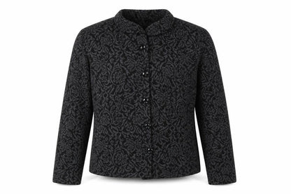 Roman Womens Grey Floral  Jacket  Size 12