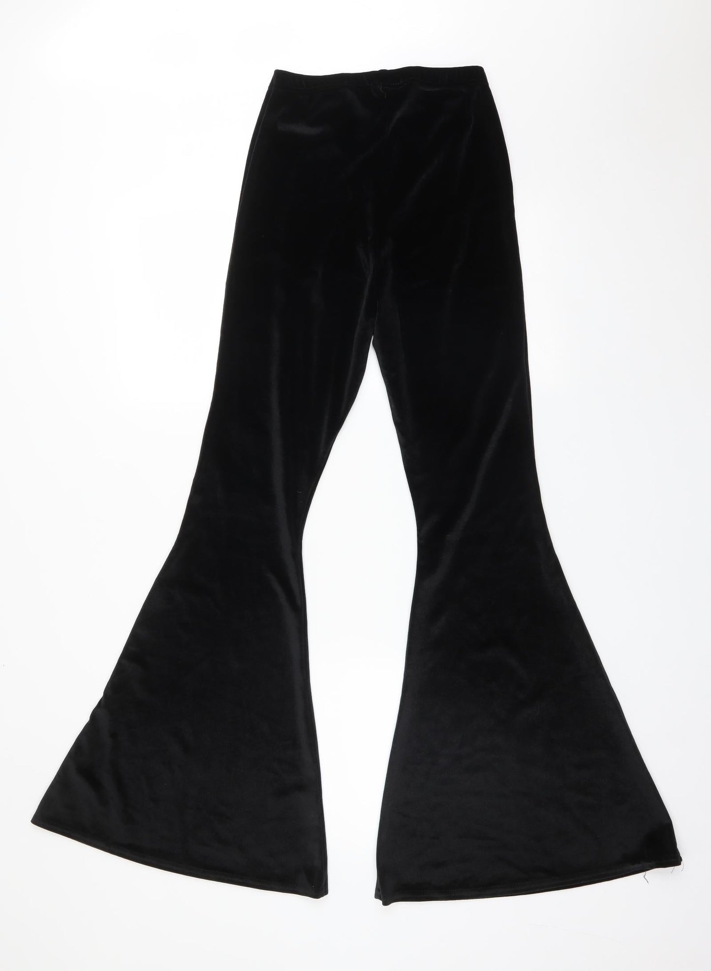 ROKOKO Womens Black  Polyester  Trousers Size 10 L32 in Regular