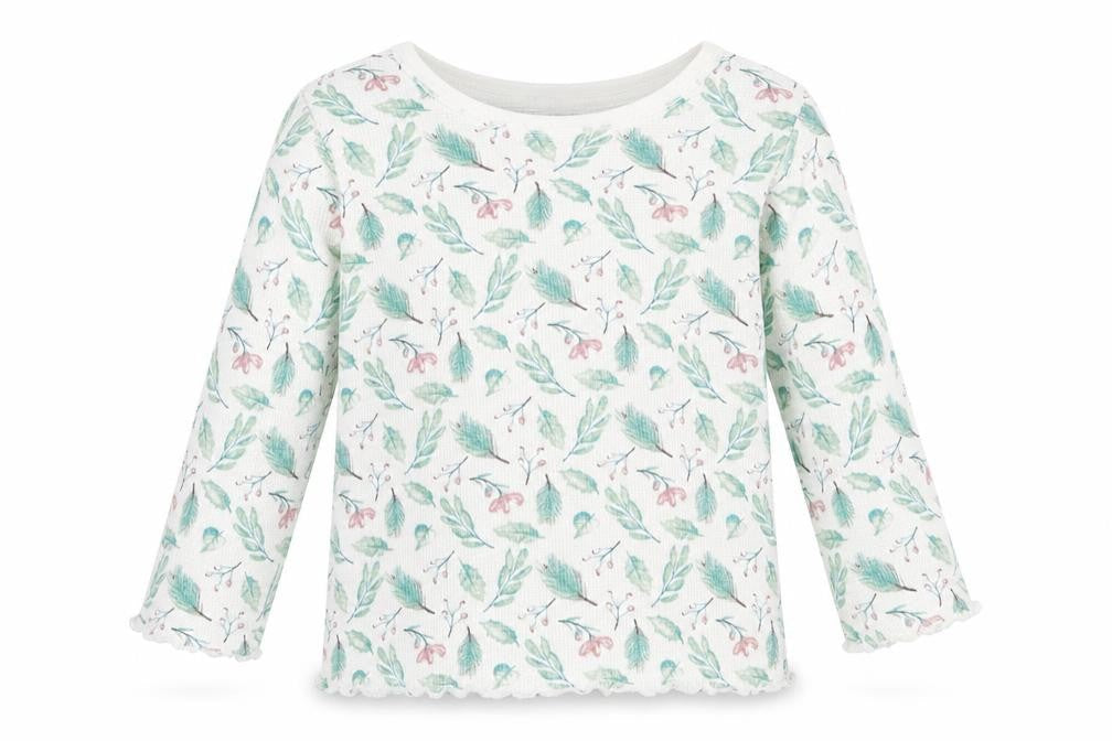 Primark Baby Multicoloured Floral 100% Cotton Basic Blouse Size 18-24 Months Round Neck