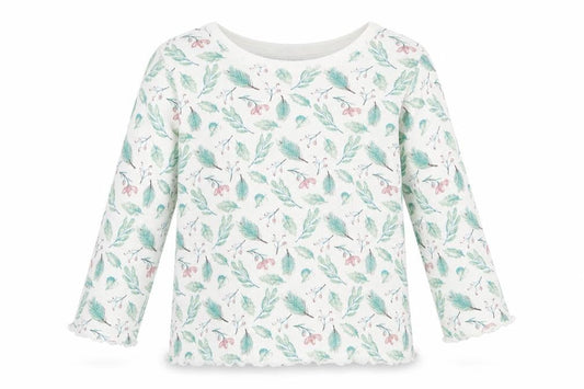 Primark Baby Multicoloured Floral 100% Cotton Basic Blouse Size 18-24 Months Round Neck