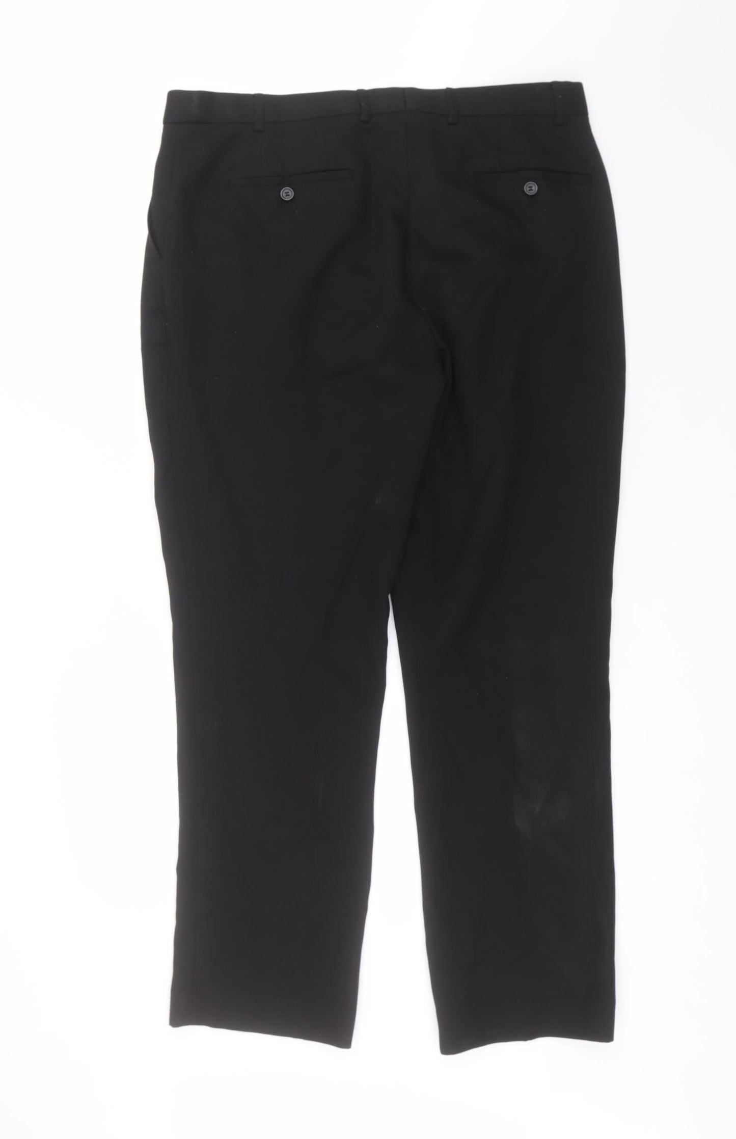 Taylor & Wright Womens Black  Polyester Trousers  Size 38 in L32 in Regular