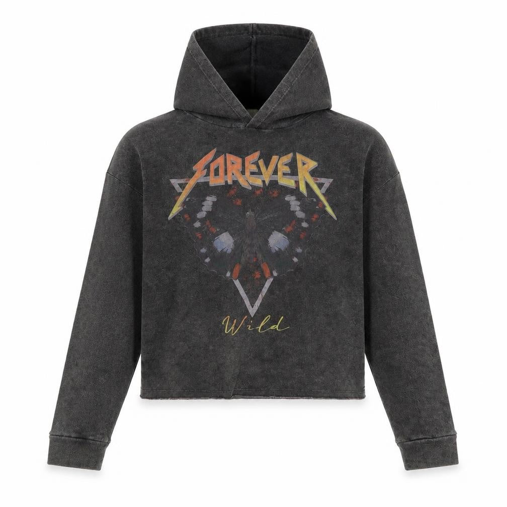 M&Co Girls Grey  Cotton Pullover Hoodie Size 14 Years