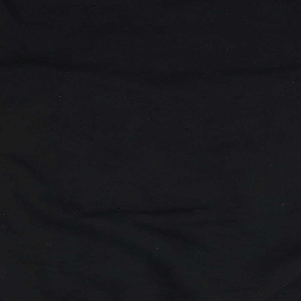 BIG Mens Black Round Neck  Cotton Pullover Jumper Size M