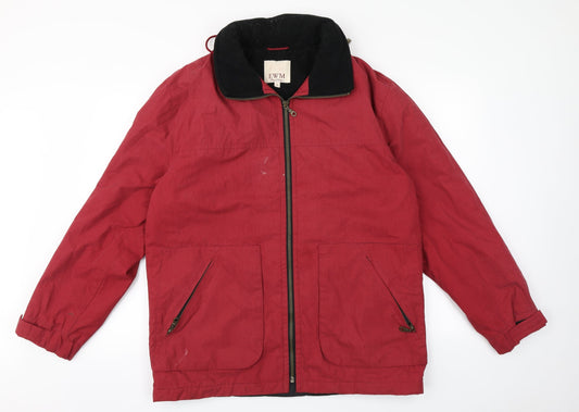 EWM Womens Red   Overcoat Coat Size S