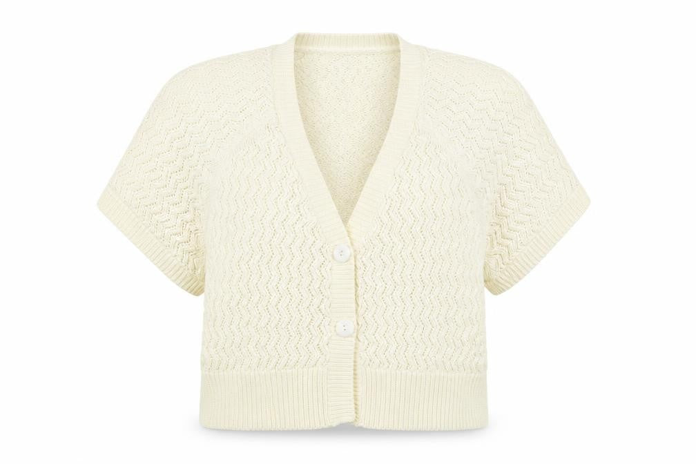 Bonmarché Womens White Jacket Coatigan Size L