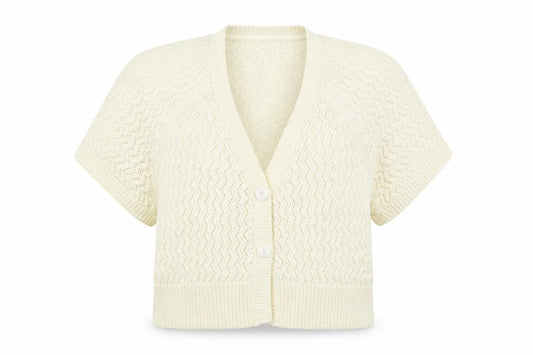Bonmarché Womens White Jacket Coatigan Size L