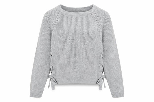 Primark Womens Grey  Acrylic Pullover Sweatshirt Size M