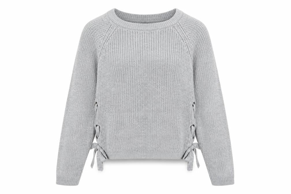 Primark Womens Grey  Acrylic Pullover Sweatshirt Size M