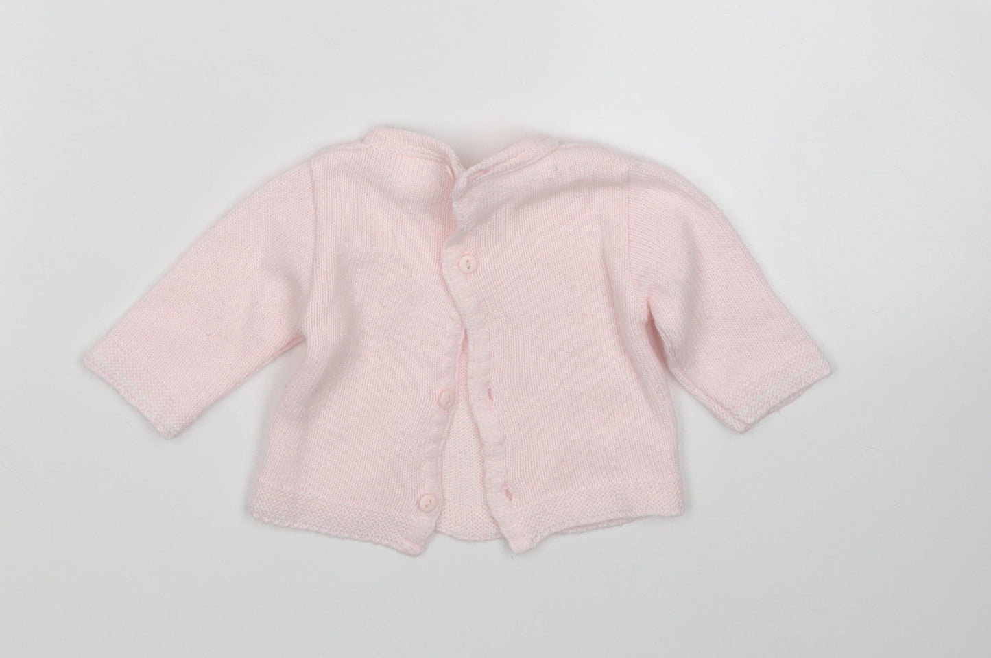 Jandelion Girls Pink  Acrylic Cardigan Jumper Size 0-3 Months   - NewBorn