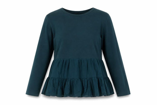 Zara Womens Green Round Neck  Polyester Pullover Jumper Size S